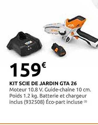 KIT SCIE DE JARDIN GTA 26