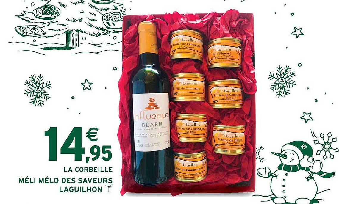 LA CORBEILLE MÉLI MÉLO DES SAVEURS LAGUILHON