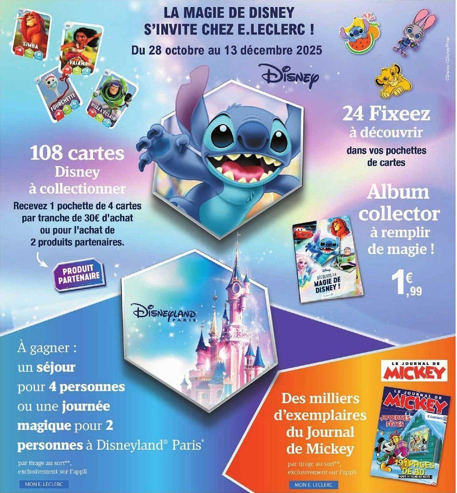 LA MAGIE DE DISNEY S’INVITE CHEZ E.LECLERC !