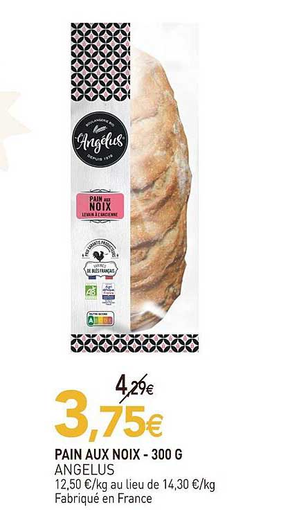 PAIN AUX NOIX - 300 G ANGELUS