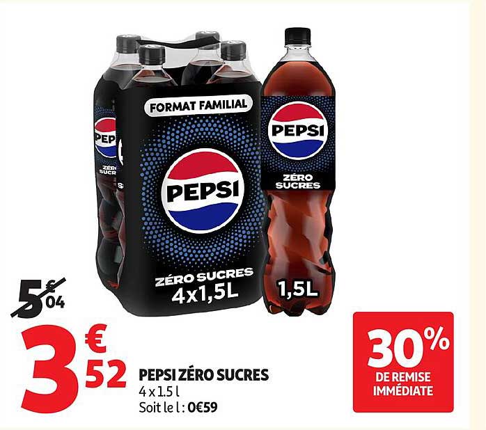 PEPSI ZÉRO SUCRES