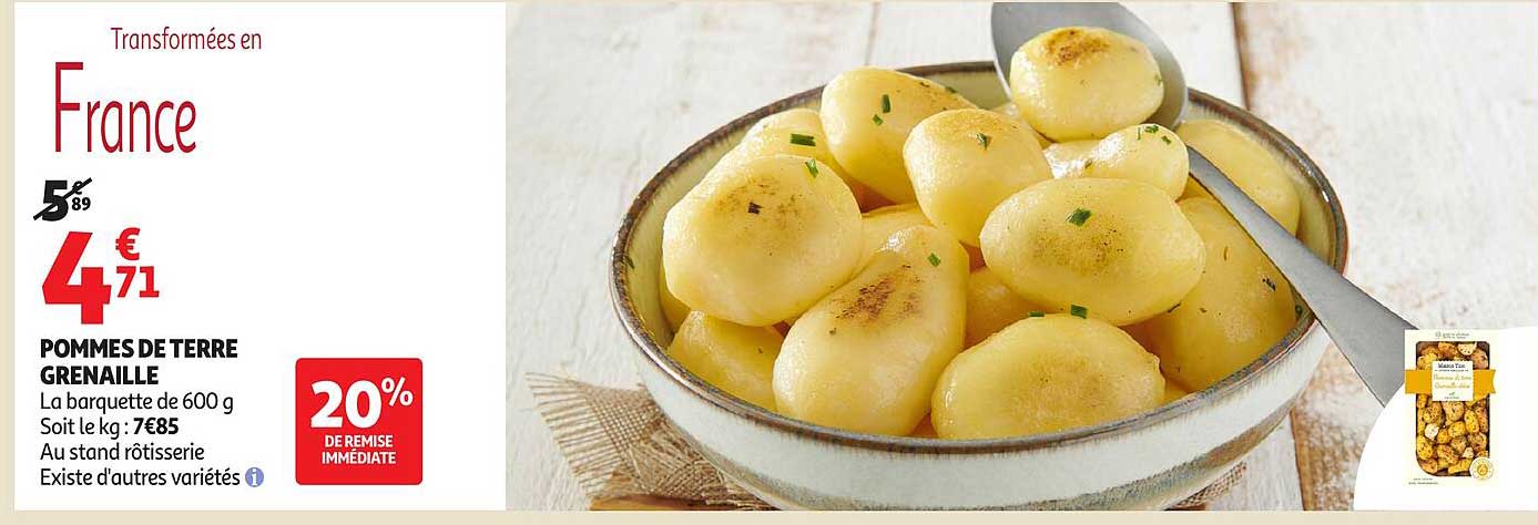 POMMES DE TERRE GRENAILLE