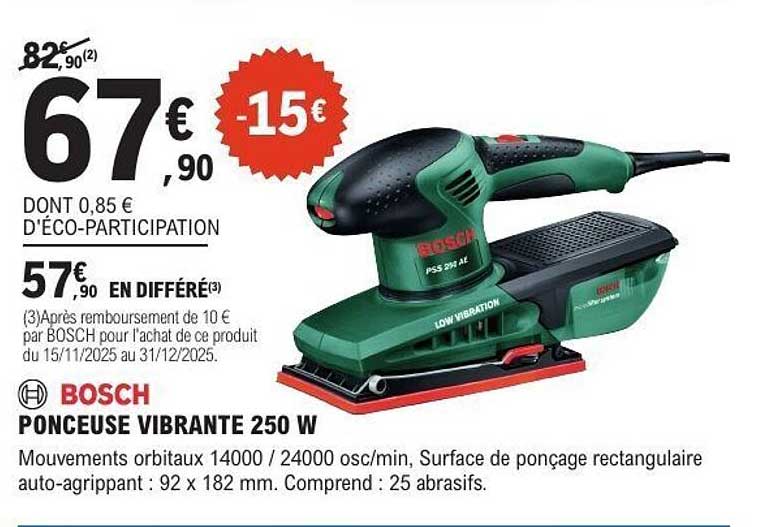PONCEUSE VIBRANTE 250 W