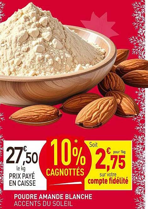 POUDRE AMANDE BLANCHE ACCENTS DU SOLEIL