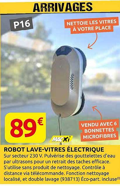 ROBOT LAVE-VITRES ÉLECTRIQUE