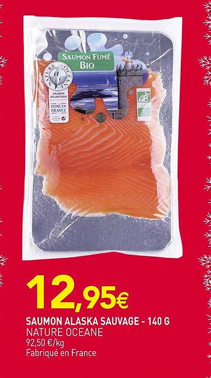 SAUMON ALASKA SAUVAGE - 140 G NATURE OCEANE