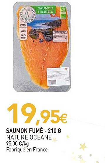SAUMON FUMÉ - 210 G NATURE OCEANE