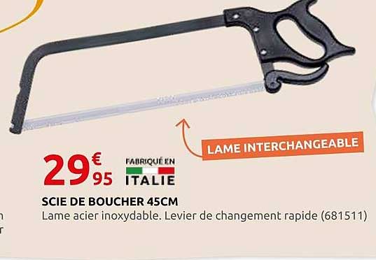 SCIE DE BOUCHER 45CM