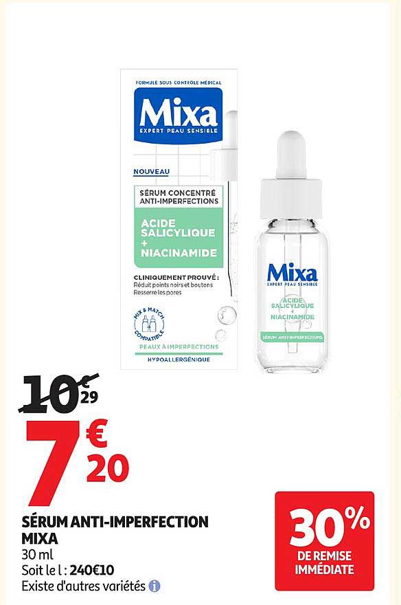 SÉRUM ANTI-IMPREFECTION MIXA