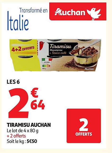 TIRAMISU AUCHAN