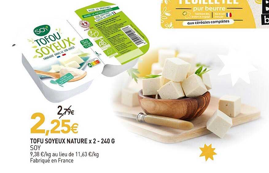 TOFU SOYEUX NATURE x 2 - 240 G