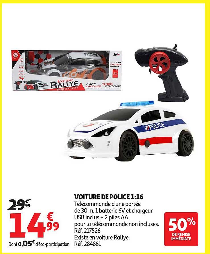 VOITURE DE POLICE 1:16
