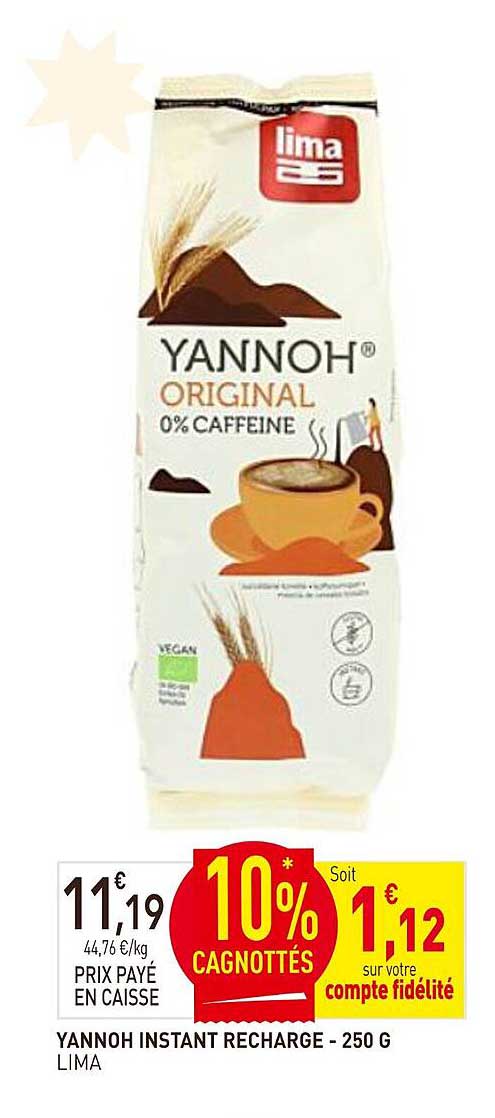 YANNOH INSTANT RECHARGE - 250 G