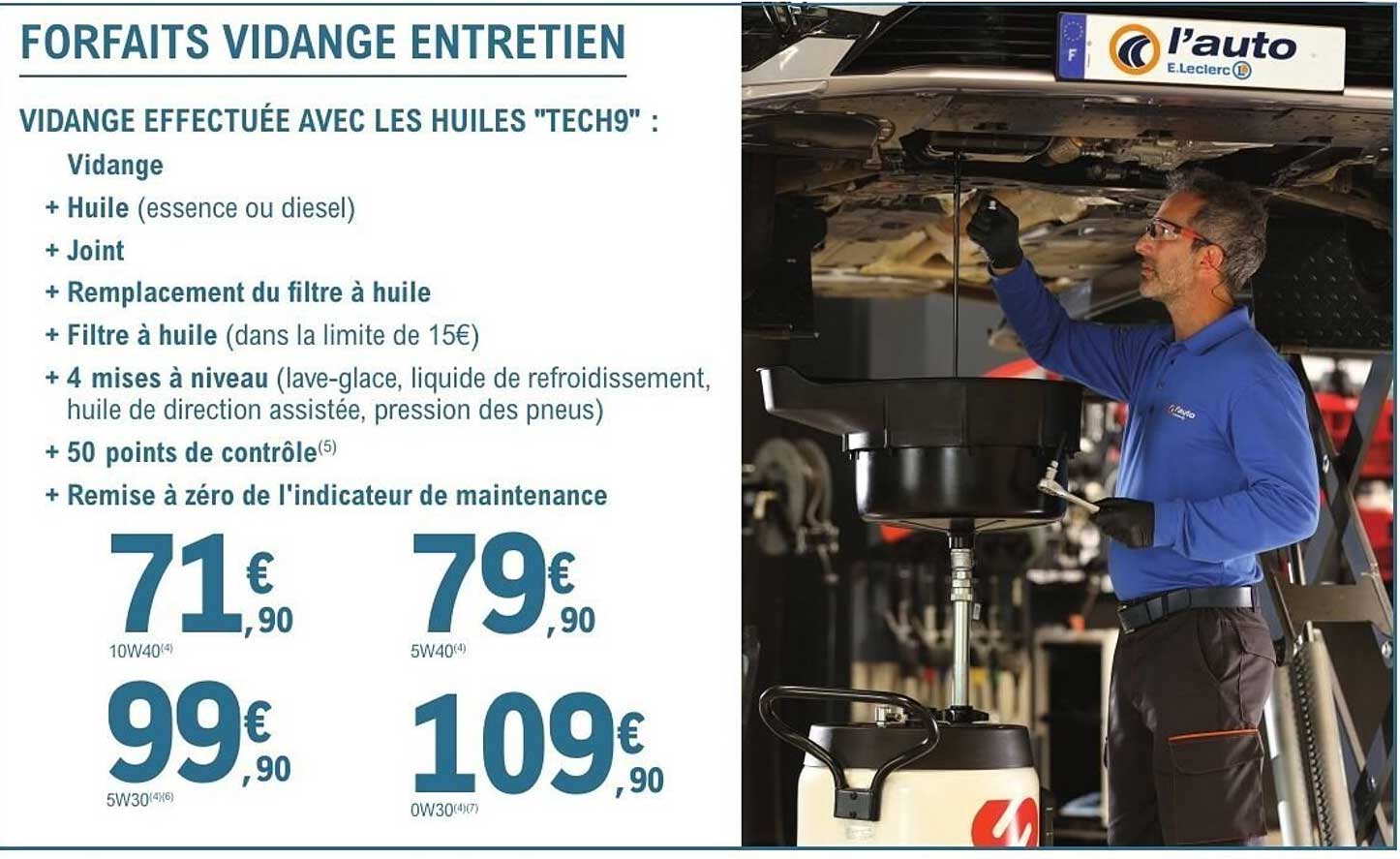 FORFAITS VIDANGE ENTRETIEN