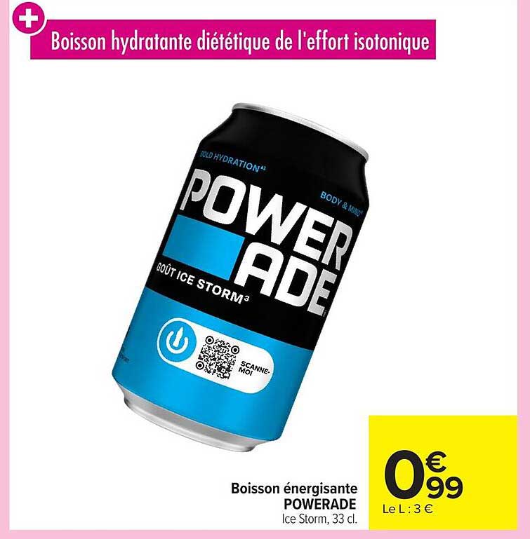 Boisson énergisante POWERADE