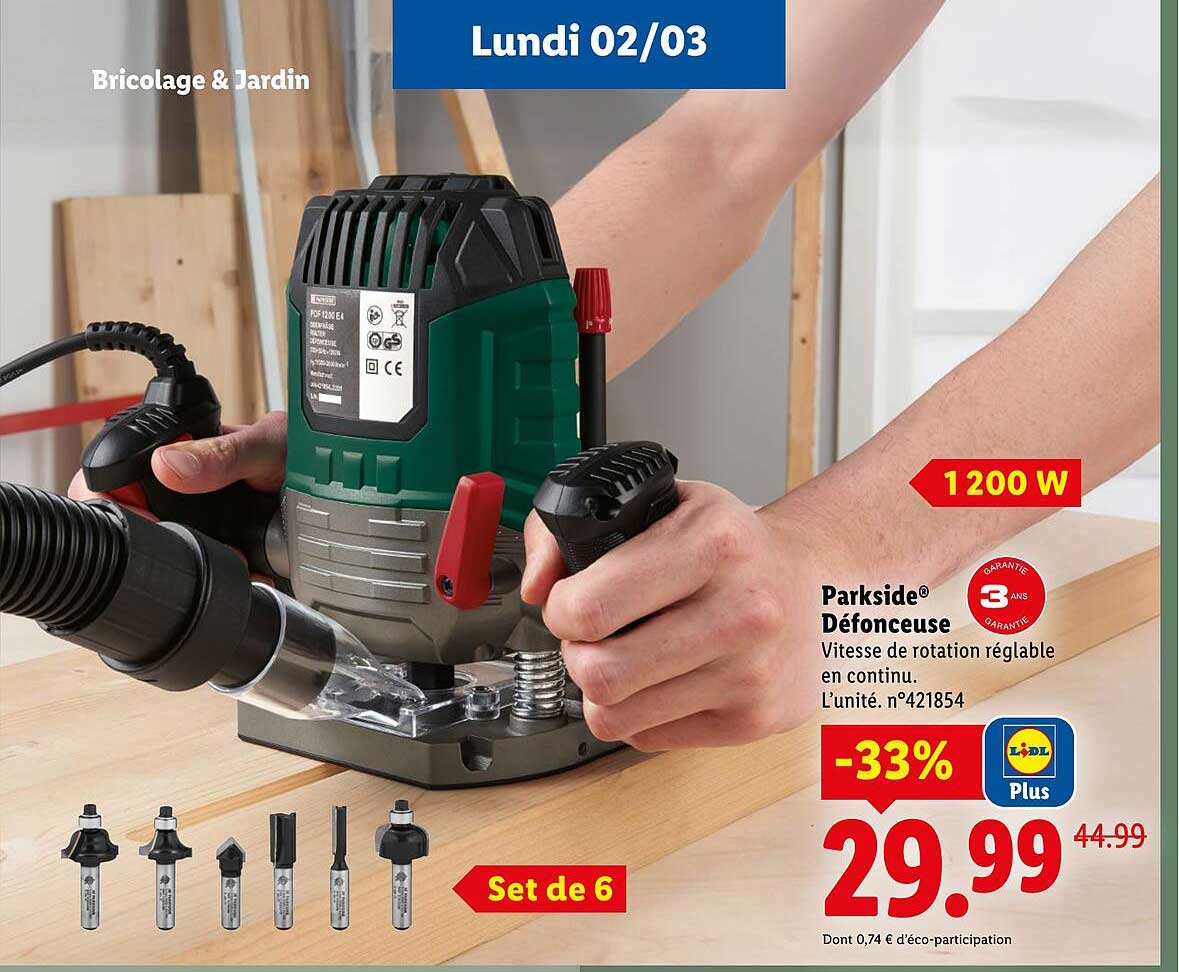 Defonceuse Lidl 2022