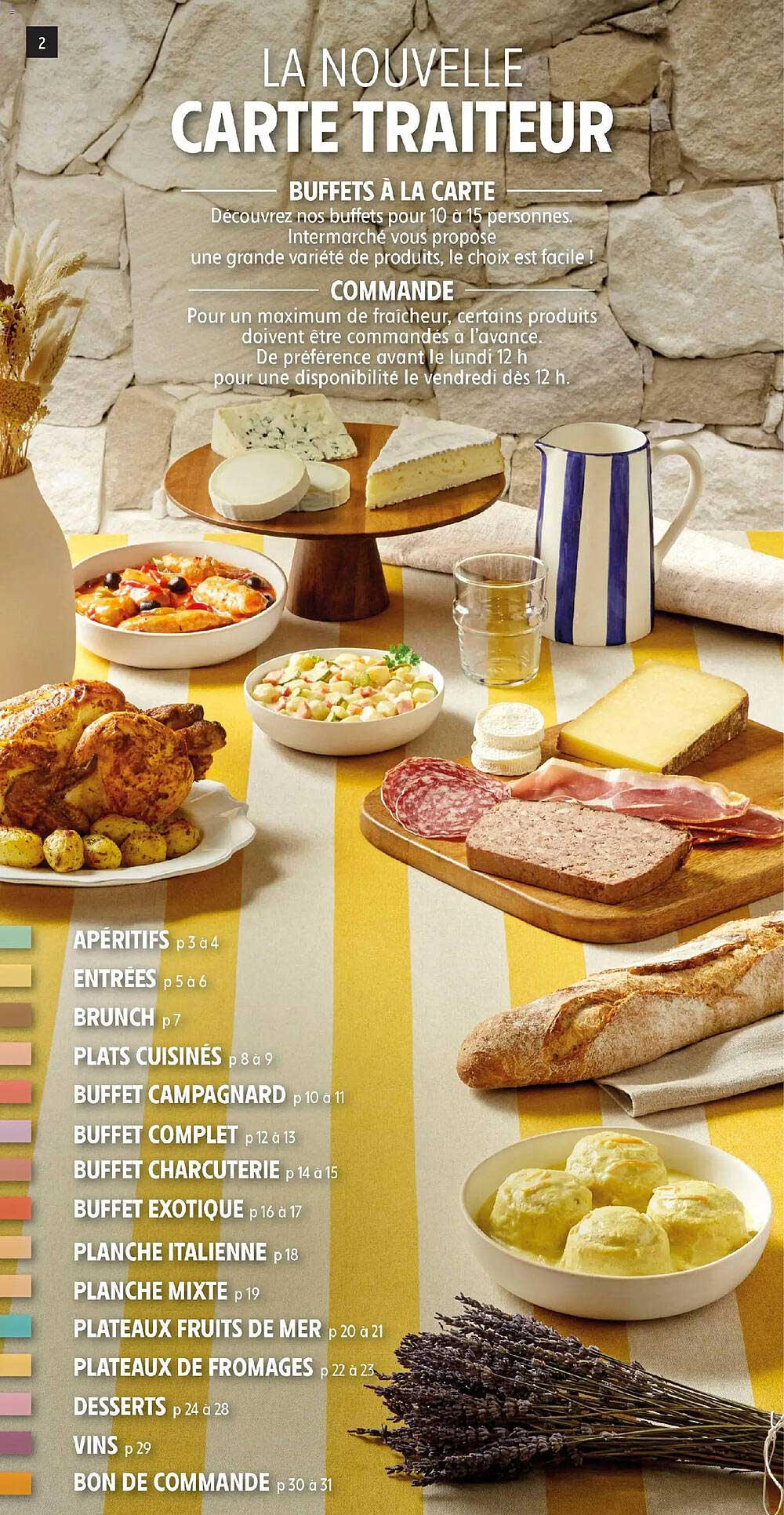 BUFFETS À LA CARTE