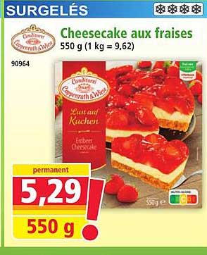 Cheesecake aux fraises