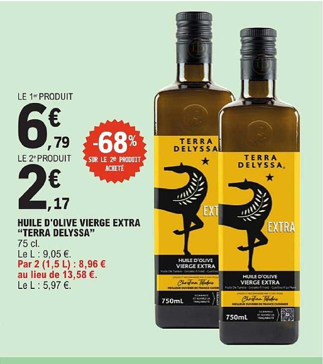 Huile D Olive Terra Delyssa Prix