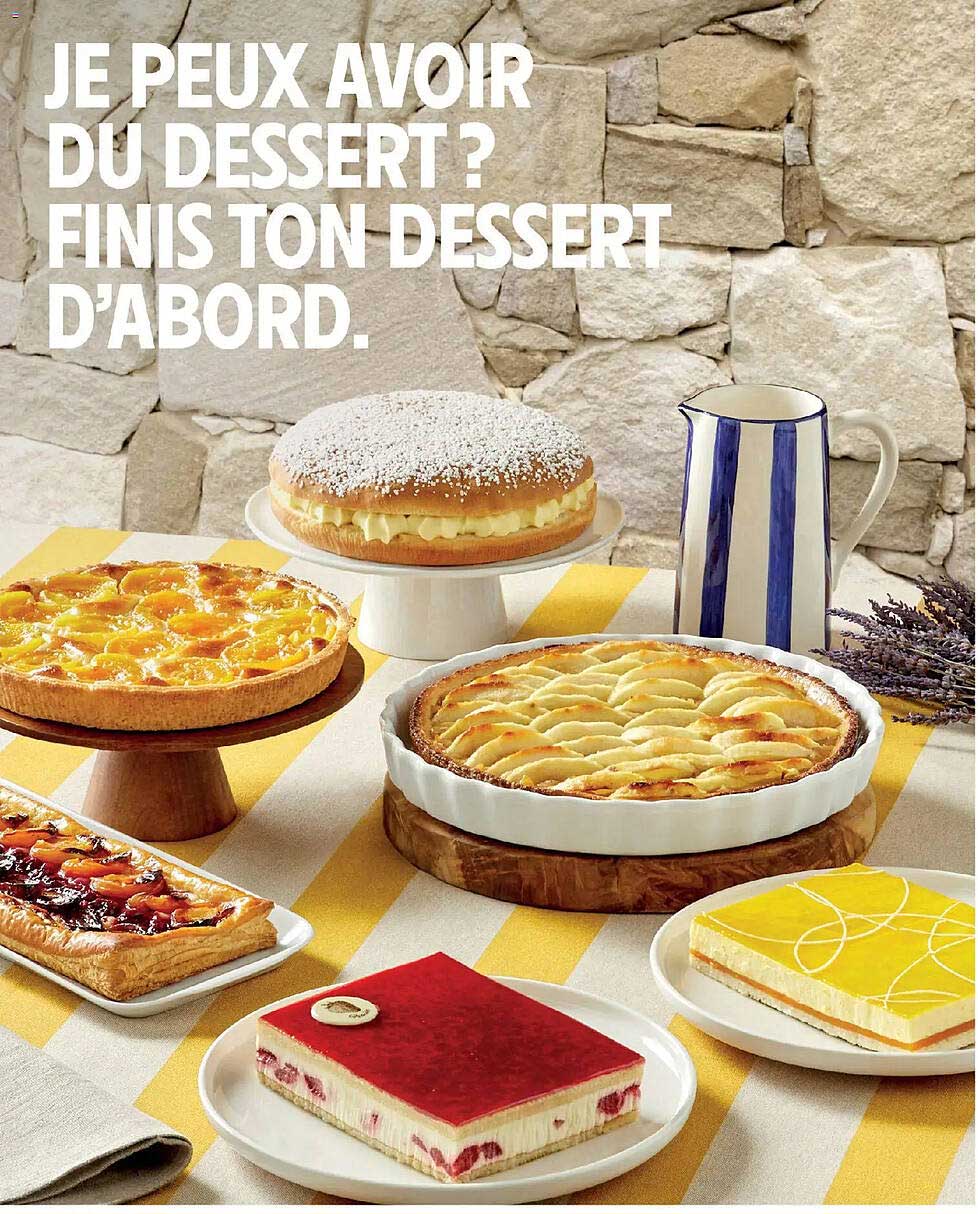 JE PEUX AVOIR DU DESSERT? FINIS TON DESSERT D'ABORD.