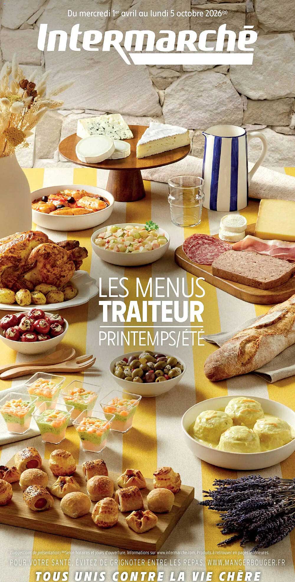 LES MENUS TRAITEUR PRINTEMPS/ÉTÉ