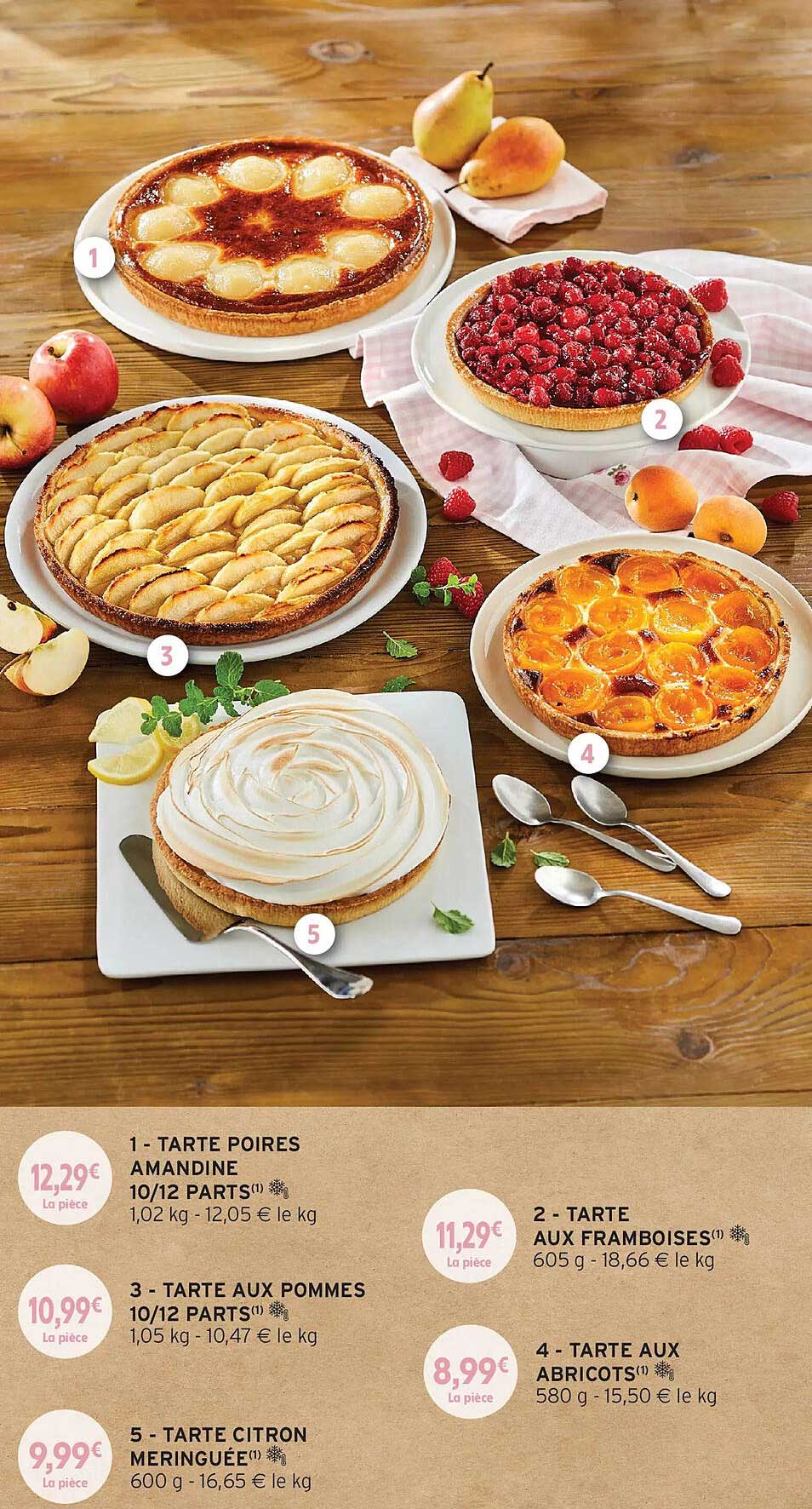 TARTE POIRES AMANDINE