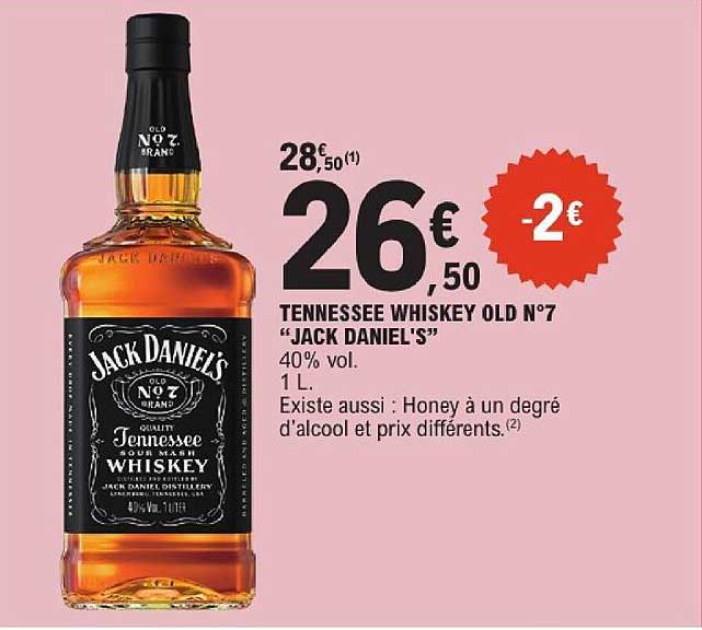 TENNESSEE WHISKEY OLD N°7 “JACK DANIEL'S”