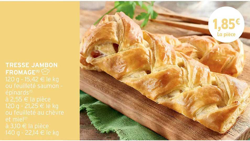 TRESSE JAMBON FROMAGE