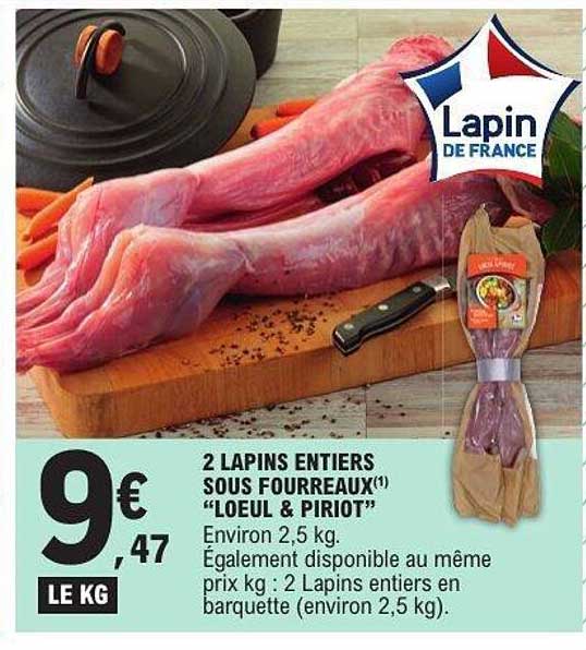 2 LAPINS ENTIERS SOUS FOUREAUX(*) "LOEUL & PIRIOT"