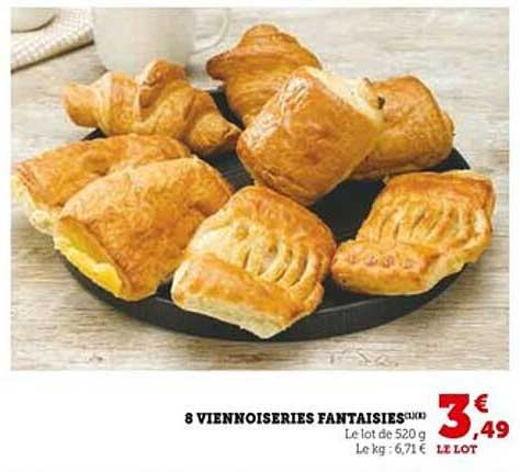 8 VIENNOISERIES FANTAISIES