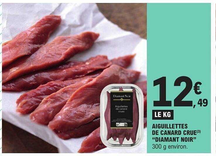 AIGUILLETTES DE CANARD CRUE "DIAMANT NOIR"