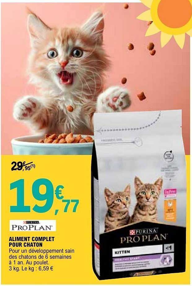 ALIMENT COMPLET POUR CHATON