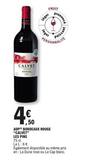 AOP Bordeaux Rouge "Calvet"