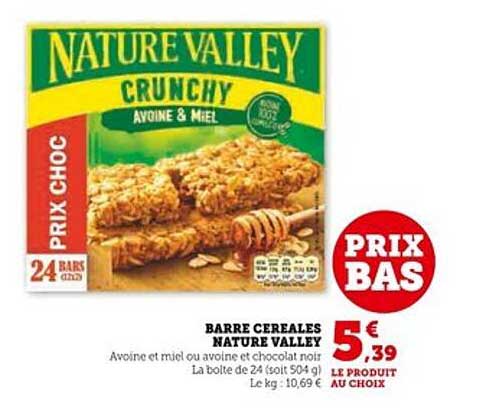 BARRE CEREALES NATURE VALLEY