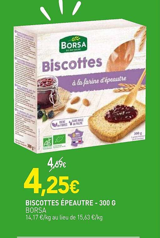BISCUITES ÉPEAUTRE - 300 G
