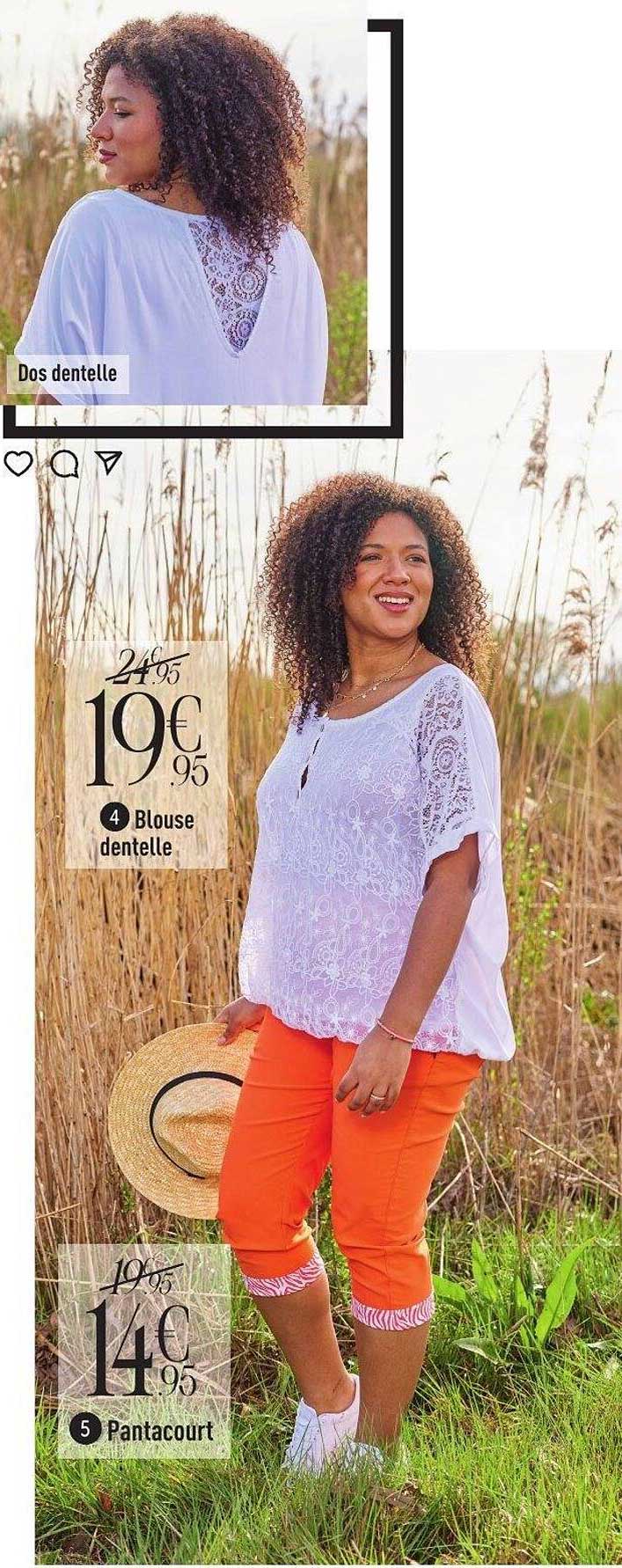 Blouse dentelle