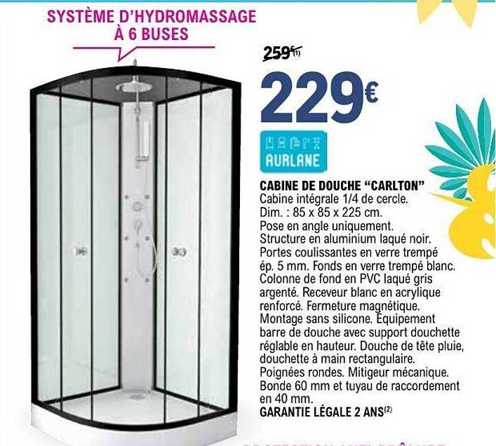 CABINE DE DOUCHE “CARLTON”