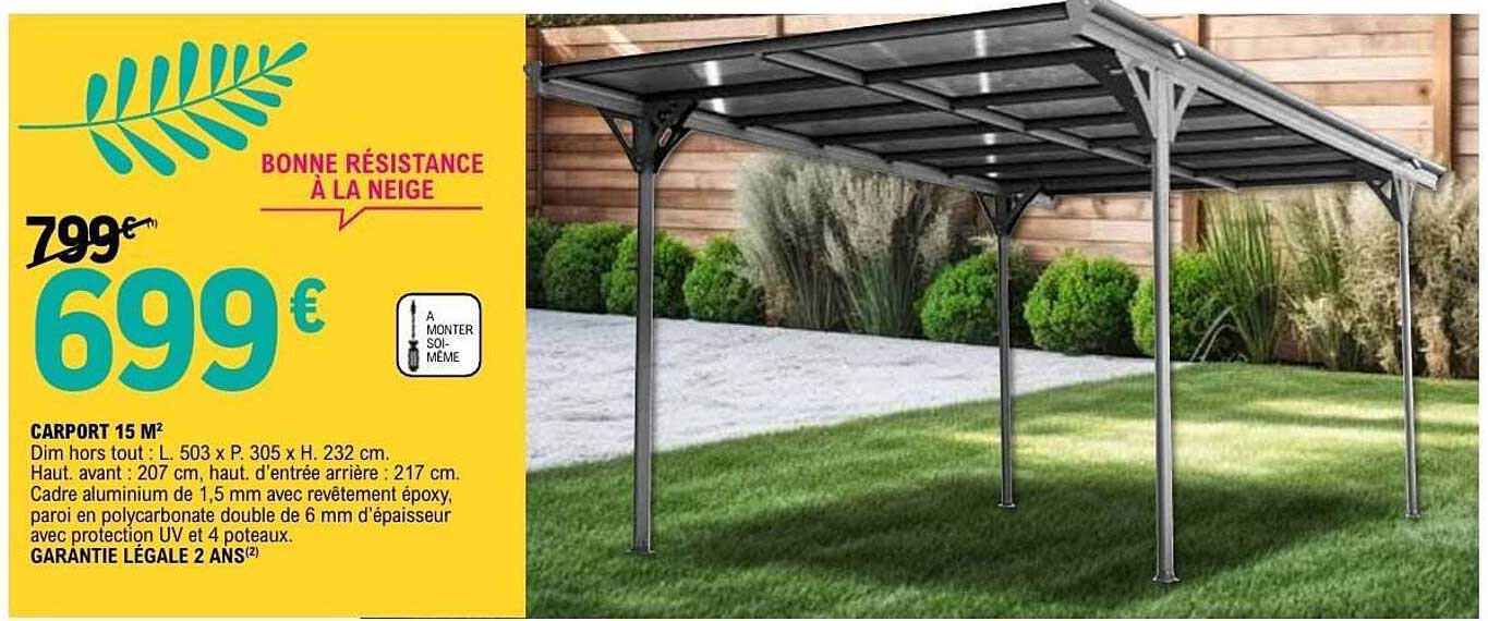 CARPORT 15 M²