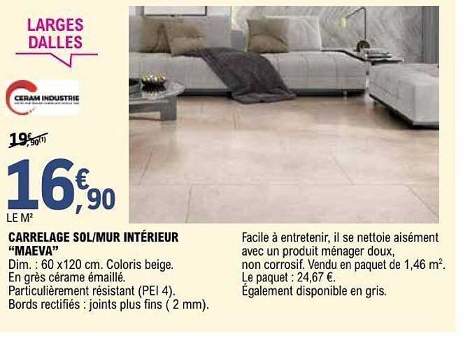 CARRELAGE SOL/MUR INTÉRIEUR "MAEVA"