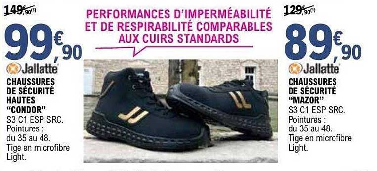 CHAUSSURES DE SÉCURITÉ HAUTES "CONDOR"
