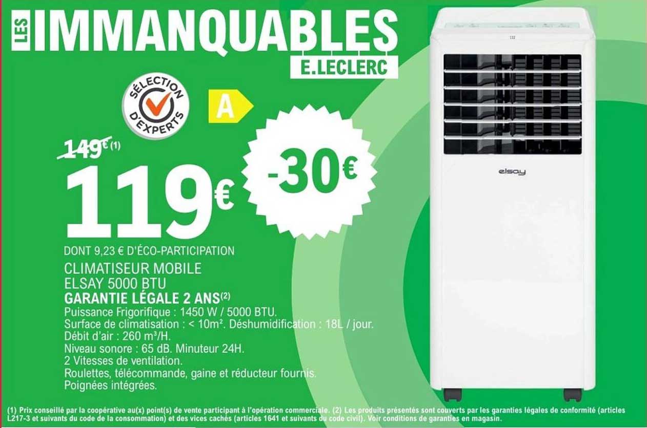 CLIMATISEUR MOBILE ELSAY 5000 BTU