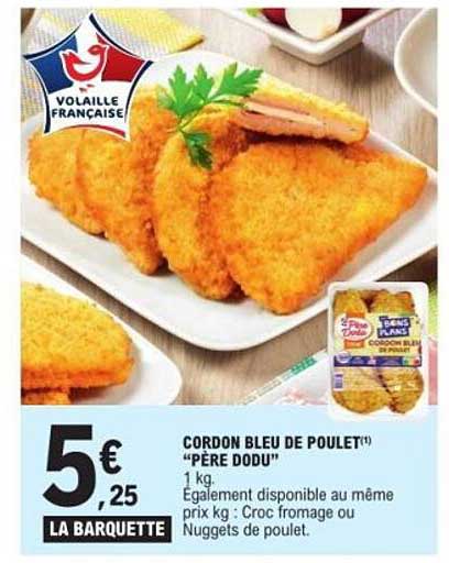 CORDON BLEU DE POULET "PÈRE DODU"