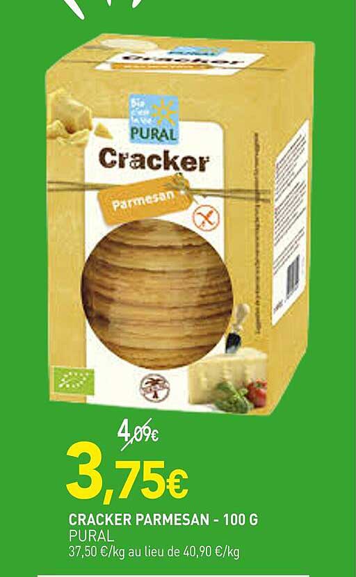 CRACKER PARMESAN - 100 G PURAL