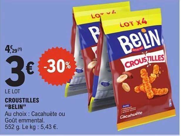 CROUSTILLES "BELIN"