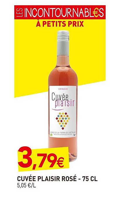 CUVÉE PLAISIR ROSÉ - 75 CL