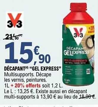 DÉCAPANT(4) "GEL EXPRESS"