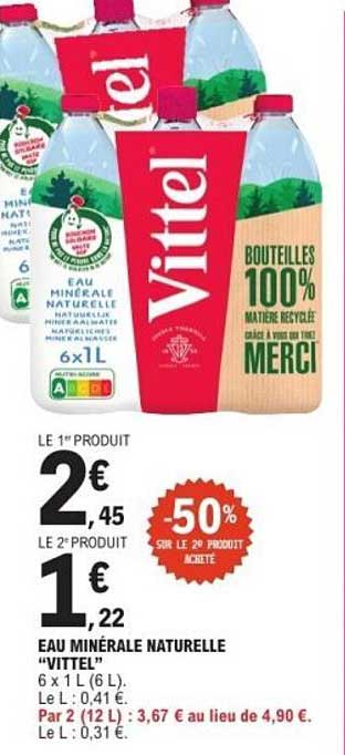 EAU MINÉRALE NATURELLE “VITTEL”