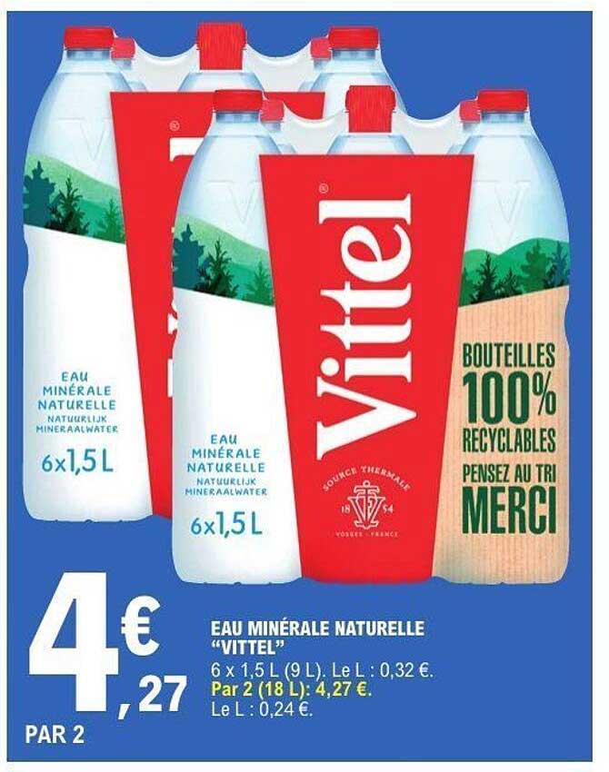 EAU MINÉRALE NATURELLE “VITTEL”