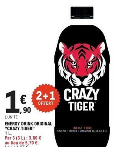 Energy Drink Original "CRAZY TIGER"