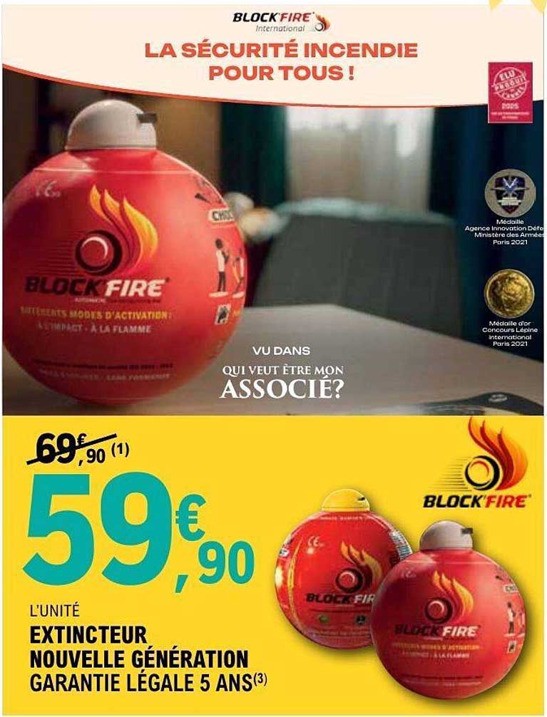 EXTINCTEUR NOUVELLE GÉNÉRATION